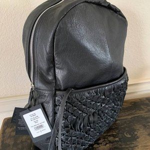 Grey Day and Mood Berry Leather Backpack Day & Mood Dark Gray Leather Fringe Backpack | eBay main image 3